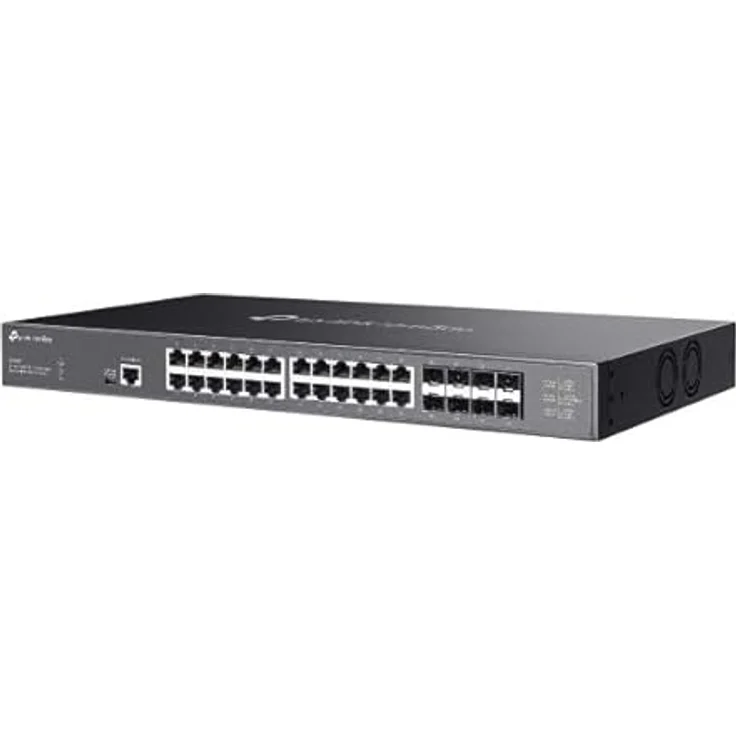TP-Link Omada SX3832, 24-Port 10GBASE-T L2+ Managed Switch mit 8 SFP+ Slots, zentral verwaltbar, schwarz – Bild 3