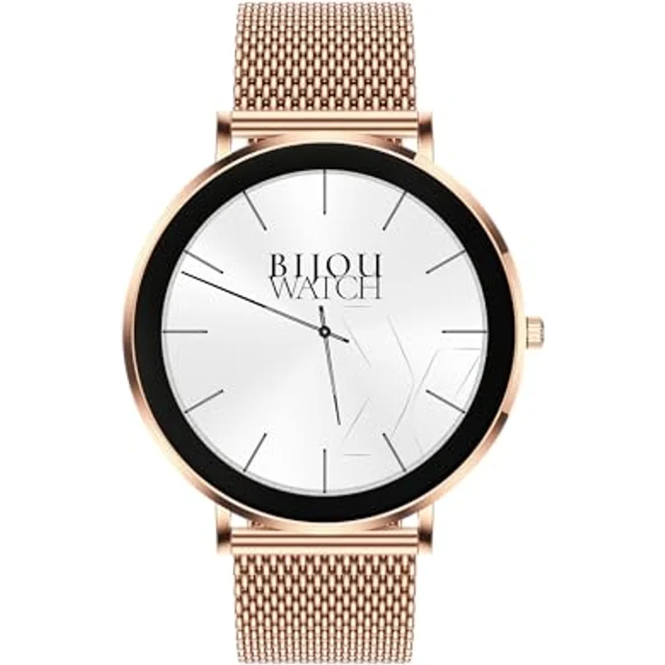 MaxCom FW27 Selenium, Smartwatch mit 1,32 Zoll AMOLED-Display, 0,128 GB, Gold, Fitness-Tracker und Gesundheitsüberwachung – Bild 1