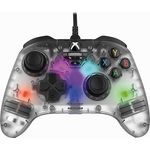 Snakebyte GAMEPAD RGB X - transparent grau - Offiziell lizensierter, kabelgebundener Xbox & PC Controller | Hall-Effect Sensoren für volle Präzision | 3,5 mm Audioanschluss | RGB-Beleuchtung