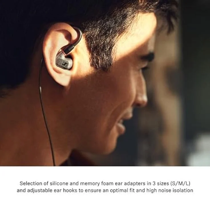 Sennheiser IE 600 in-Ear Audiophile Headphones - TrueResponse Transducers for exquisitely Neutral Sound, AMLOY-ZR01-Gehäuse, schwarz – Bild 5