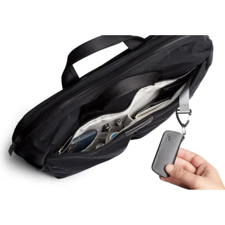 Bellroy Tokyo Work Bag, Notebooktasche für 16 Zoll Laptops, Schwarz mit durchdachten Fächern und abnehmbarem Schultergurt – Bild 2