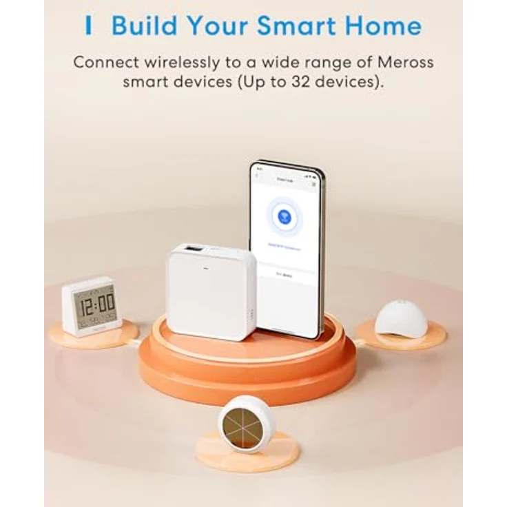 Meross Central MSH450MA, WiFi Matter-Gateway für Smart Home mit einfacher Steuerung, kompakt und zukunftssicher – Bild 3