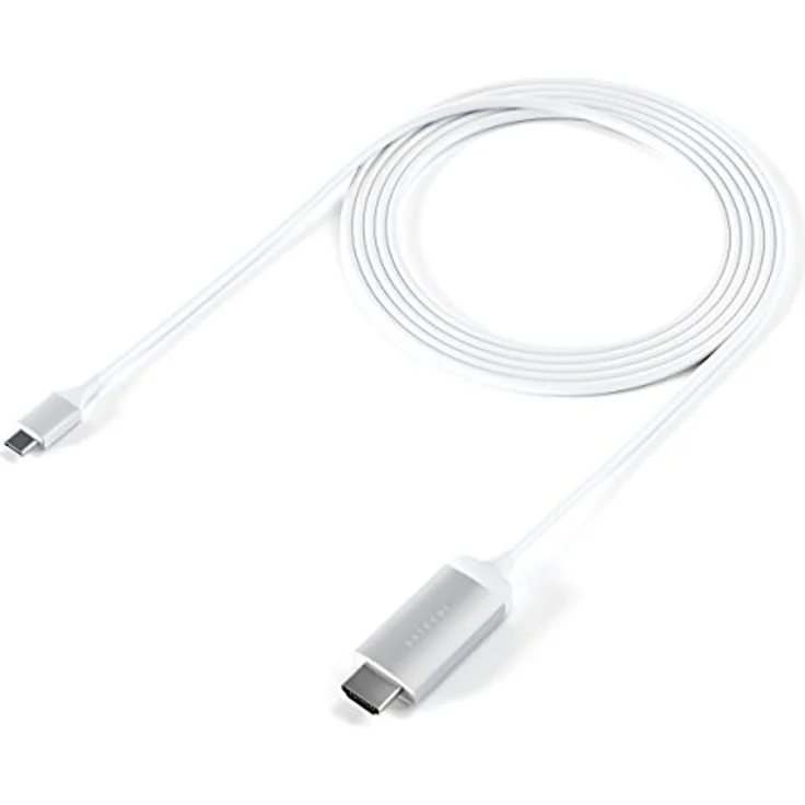 Satechi Kabel type-c HDMI 4 K 60 Hz In aluminiumpour MacBook Pro 2016/2017, MacBook 2015/2016/2017, Dell XPS, Lenovo, Chromebook und mehr (Silber) – Bild 2