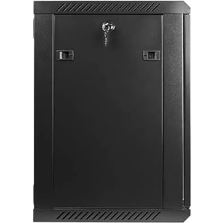 Lanberg Rack Wandschrank 12U 48,30cm (19") mit Glastür und IP20 Schutzart, schwarz – Bild 3