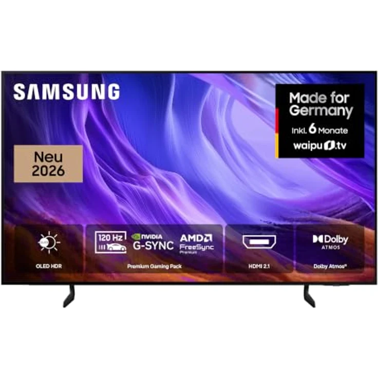 Samsung GQ55S85H OLED 4K Smart TV, 55 Zoll (138 cm), UHD 4K, Vision AI, Dolby Atmos – Bild 1