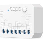 Tapo S110E - WLAN und Bluetooth Smart Relaisschalter, 1 Kanal, 10A, Trocken-/Nasskontakt, Energieerfassung, Alexa & Google Home kompatibel, kompakte Bauweise