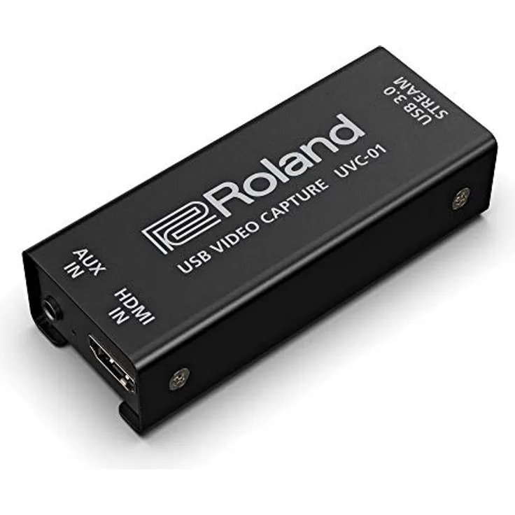 Roland UVC-01 hochwertiger Plug-and-Play HDMI-zu-USB 3.0 Video-Encoder für Livestreams mit einem Roland V-Serie AV-Switcher oder Kameras und Camcordern mit HDMI-Anschluss