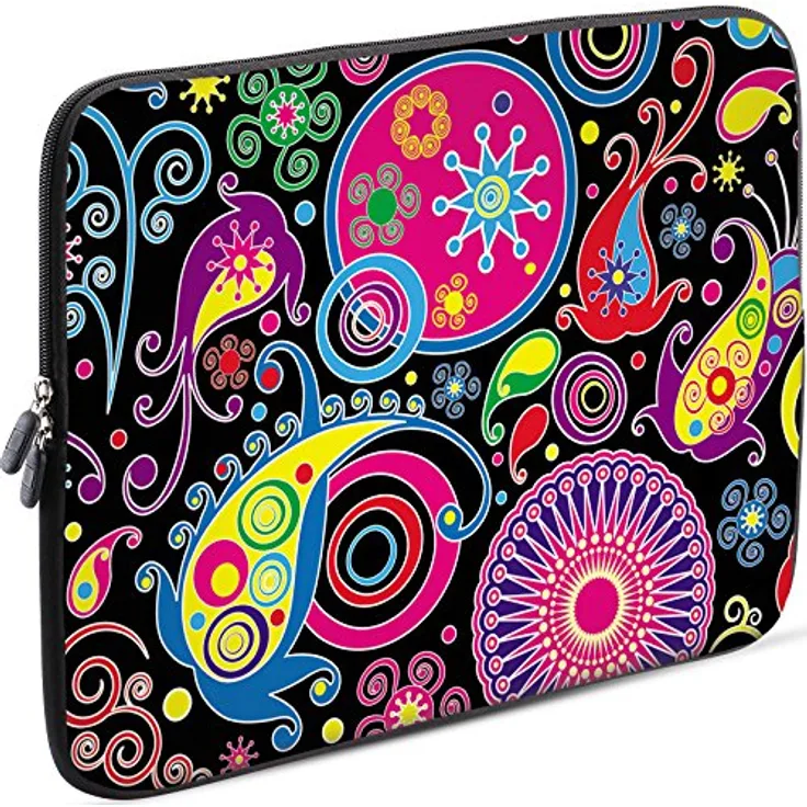 Sidorenko Tablet PC Tasche für 10-10.1 Zoll - Universal Tablet Schutzhülle - Hülle Sleeve Case Etui aus Neopren, Mehrfarbig