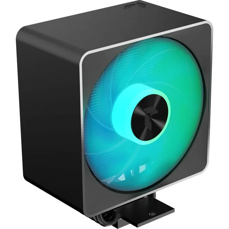 APNX AP1-V CPU-Kühler - 120mm, schwarz, leistungsstarker Prozessorlüfter mit 5 Heatpipes