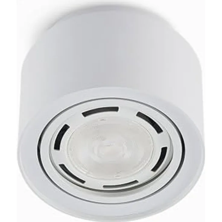 Arcchio Deckenlampe 'Walisa' (Modern) in Weiß aus Aluminium für Wohnzimmer & Esszimmer (1 flammig, GU10) - Deckenleuchte