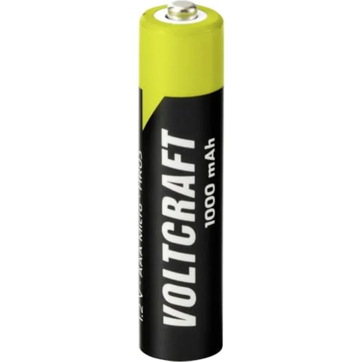 VOLTCRAFT VC-16043045 Micro (AAA)-Akku, NiMH 1000 mAh 1.2 V, 8er Set mit minimaler Selbstentladung und Schnelladefähigkeit – Bild 2