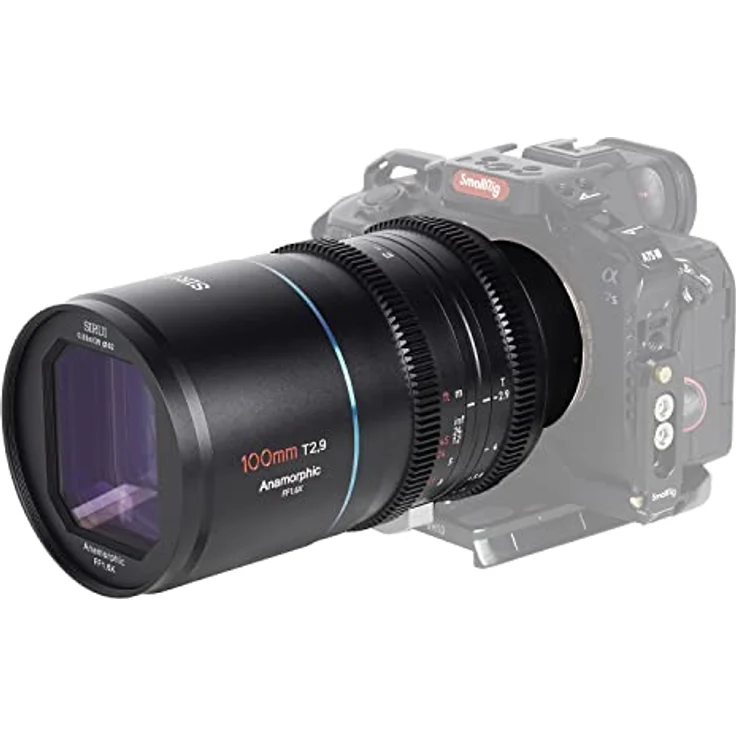 SIRUI 100mm T2.9 1.6X Anamorphes Vollformat Prime Objektiv Objektive Lens Lenses(RF Mount) – Bild 2