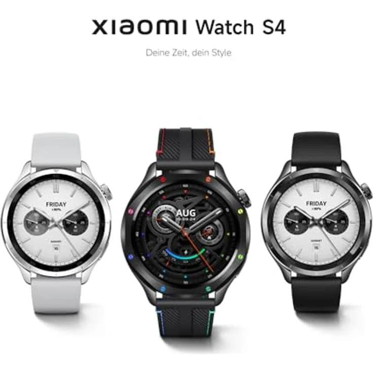 Xiaomi Watch S4 Silver – 1.43" AMOLED, 2200 Nits, 15 Tage Akku, 5ATM Wasserfest, Herzfrequenz & SPO₂-Sensor, Bluetooth 5.3, Aluminiumgehäuse – Bild 4