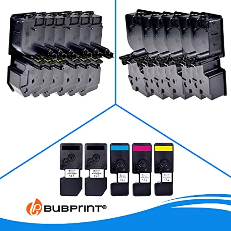 Bubprint 5 Toner kompatibel mit Kyocera TK-5240, Schwarz Cyan Magenta Gelb, 2x 4.000 Seiten und 3x 3.000 Seiten Druckleistung – Bild 4