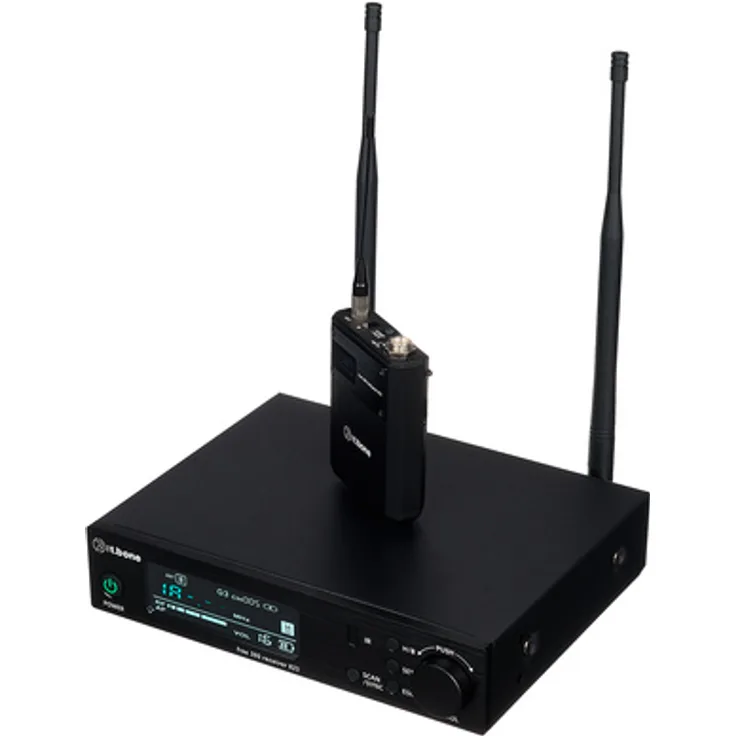 the t.bone free 300 PT 823, Funksystem mit Taschensender, Frequenzband 823-832/863-865 MHz, Reichweite 100 m, inkl. Rackmount