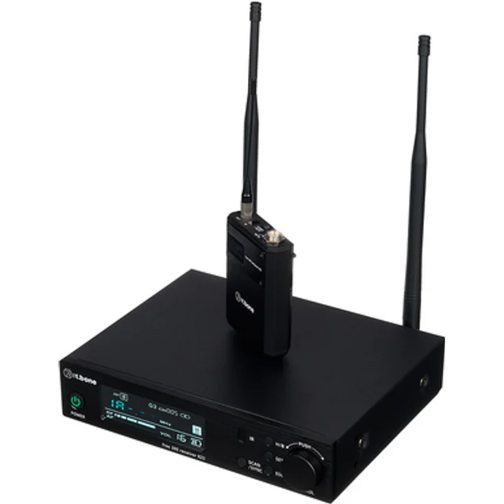 the t.bone free 300 PT 823, Funksystem mit Taschensender, Frequenzband 823-832/863-865 MHz, Reichweite 100 m, inkl. Rackmount