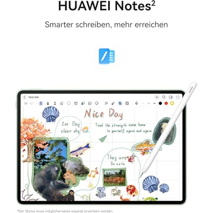 HUAWEI MatePad 11.5 S 2026 Tablet, 2.8K 144Hz PaperMatte Display, 12GB RAM, 256GB Speicher, 8800 mAh Akku, 40W Supercharge, WiFi 6+, Bluetooth 5.2, GoPaint App, Gaming-Funktion – Bild 3