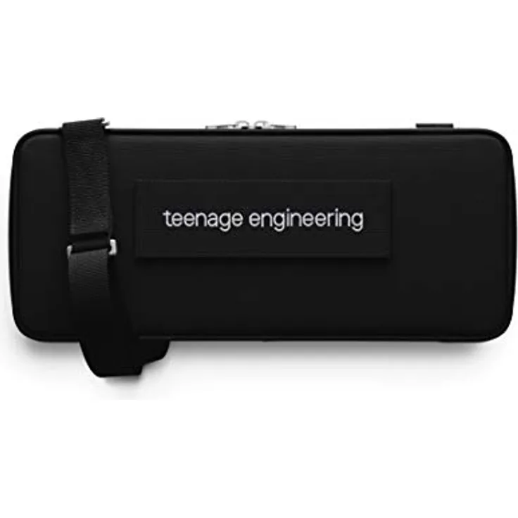 Teenage Engineering Transporttasche für OP-1 Minisynthesizer, Reisaufbewahrung (Aufbewahrung für Synthesizer für unterwegs, wasserabweisende Tragetasche mit abnehmbaren Schultergurt), Schwarz
