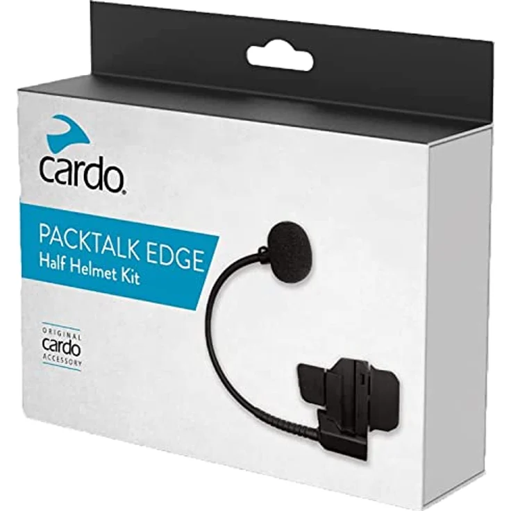 Cardo Packtalk Edge Halbhelm-Kit, Bluetooth Kopfhörer mit hervorragender Klangqualität, Schwarz – Bild 2