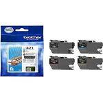 Brother LC421 Value Pack - 4er-Pack - Schwarz, Gelb, Cyan, Magenta - original - Tintenpatrone