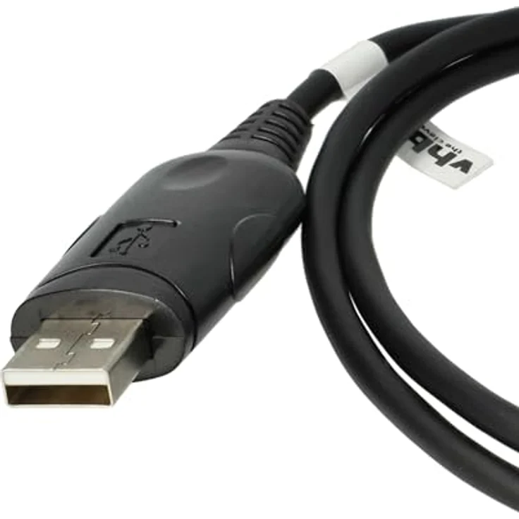 VHBW USB Programmierkabel kompatibel mit Motorola CDM1250, CDM1550, CDM1550-LS, CDM1550-LS Plus, CM160, CM200, CM300, CM340 Funkgerät schwarz – Bild 6