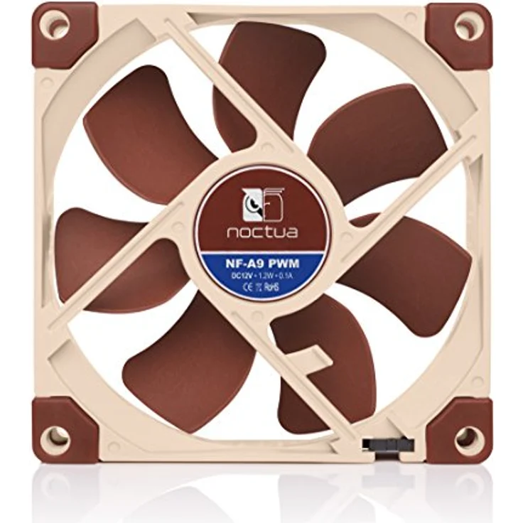 Noctua NF-A9 PWM, Leiser Premium-Lüfter, 4-Pin (92mm, Braun) - Preisvergleich – Bild 4