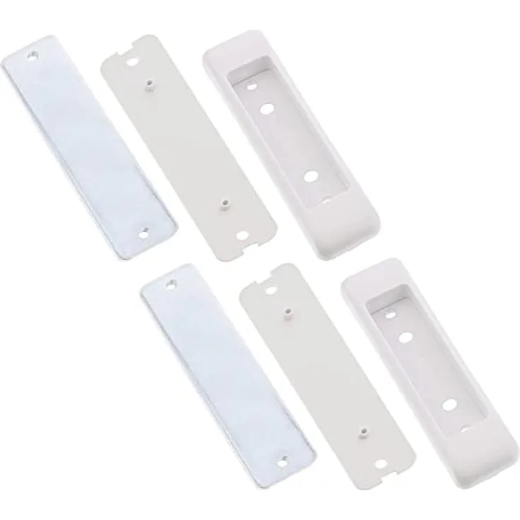 InLine® Slatwall Befestigungskit für Tischhalterung Panel, Silber, 2er Set mit Schrauben