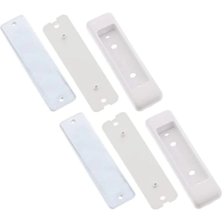 InLine® Slatwall Befestigungskit für Tischhalterung Panel, Silber, 2er Set mit Schrauben – Bild 1