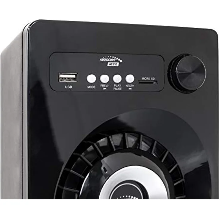Audiocore AC910 2.1 Bluetooth Multimedia Lautsprechersystem Lautsprecher Subwoofer 280W P.M.P.O. Radio SD-Kartenslot AUX – Bild 4