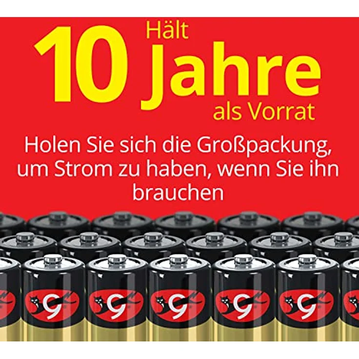 Eveready Gold Batterien AA, 40 Stück, Langlebige Batterien für Haushaltsgeräte Alkaline – Bild 4