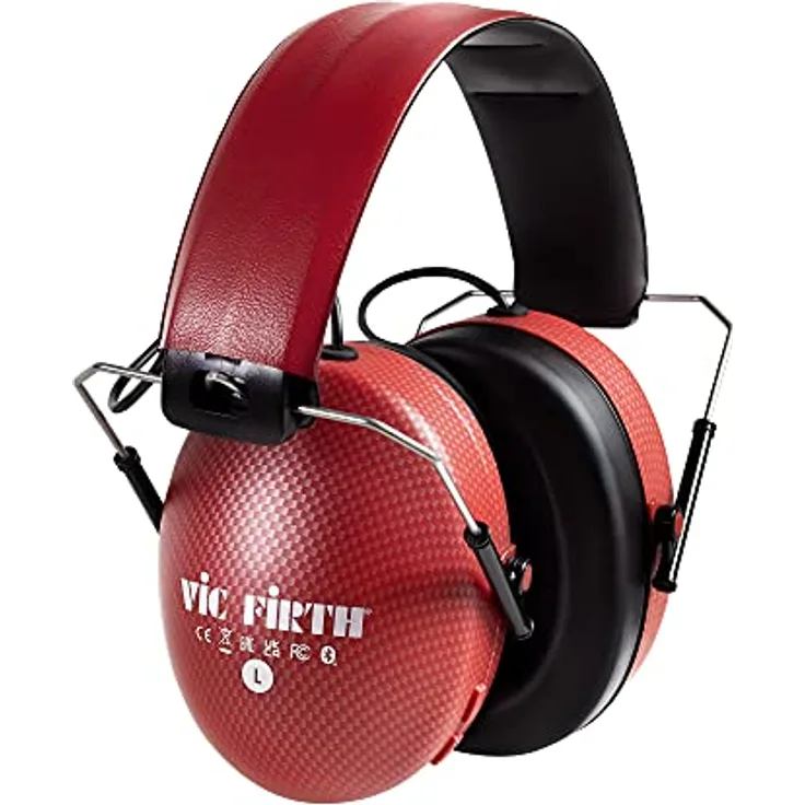 Vic Firth VXHP0012 Bluetooth-Isolationskopfhörer – Rot