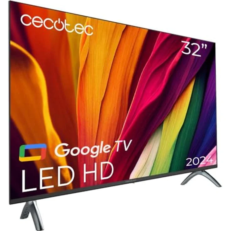 Cecotec A4 Serie ALH40032, 32" LED Smart TV mit Google TV, Dolby Audio, Chromecast, 16 GB ROM – Bild 1