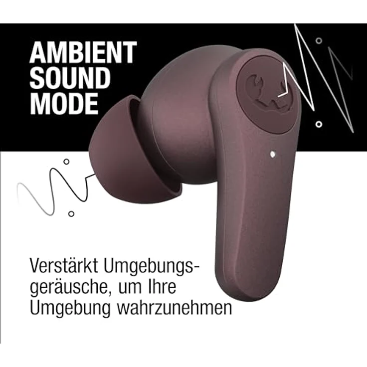 Fresh'N Rebel Twins Rise - Wireless ANC Earbuds with Wireless Charging - Deep Mauve (ANC, 30h, wireless) – Bild 8