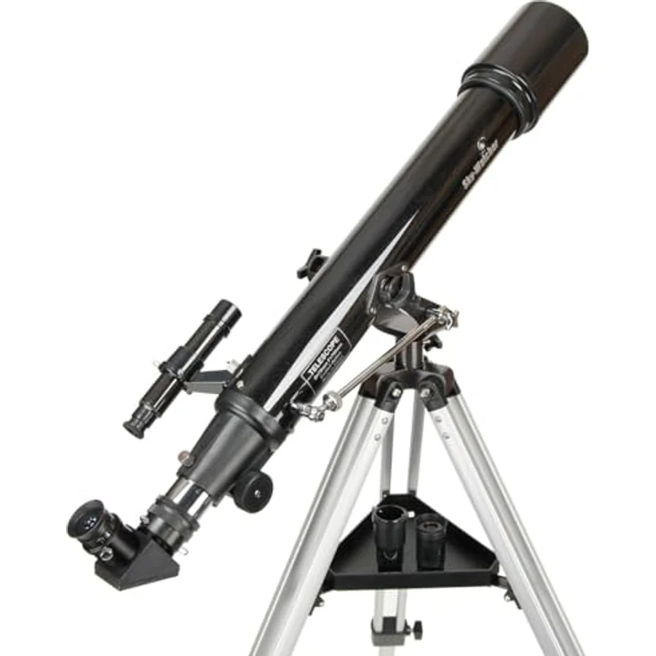 Skywatcher Mercury-707 (70mm (2,75 Zoll), f-700) Refraktor Teleskop Silber – Bild 4