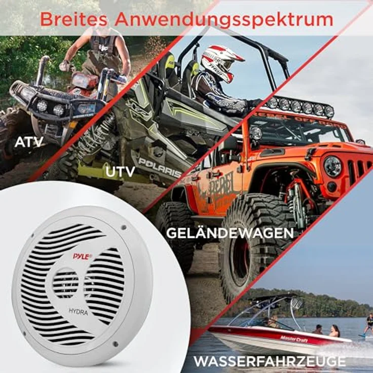 Pyle PLMR60 Einbau-Lautsprecher weiß – Bild 7