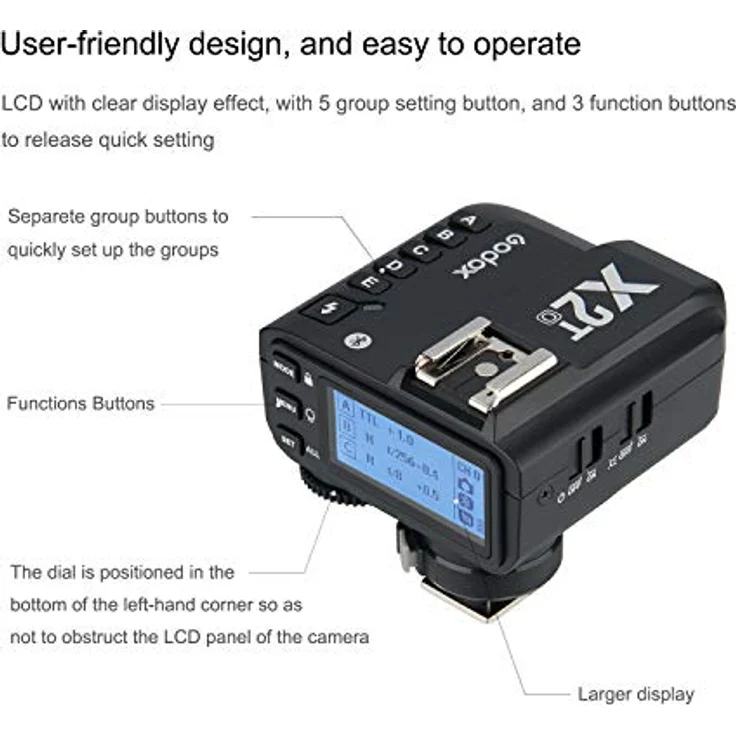 GODOX X2T-F Transmitter für Fujifilm – Bild 4