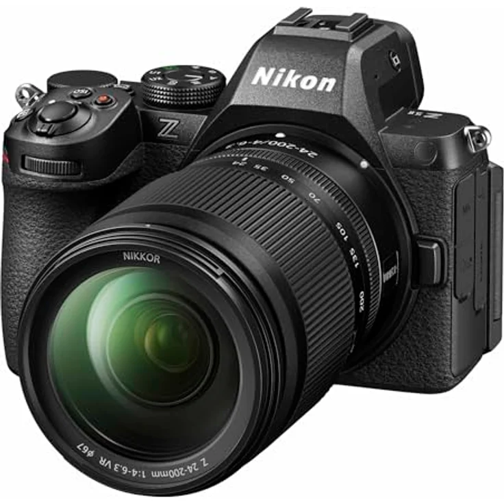 Nikon Z5II Kit Z 24-200 mm 1:4-6.3 VR Vollformatkamera mit 24.5MP, 5-Achsen Sensor-Shift-Bildstabilisator, Motiverkennung, 3D Tracking und kostenloser Cloudservice – Bild 1