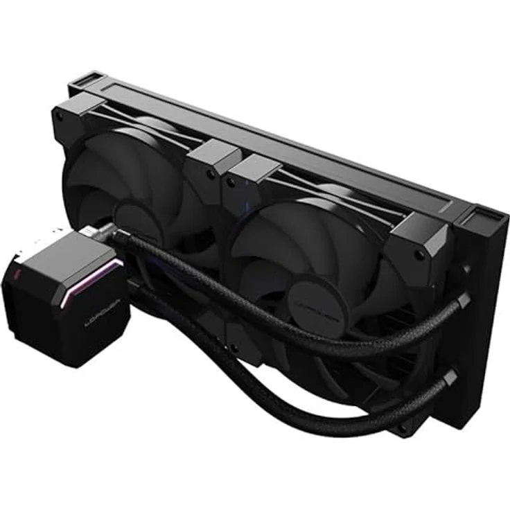 LC-Power LC-CC-280-B JetFlow Series, Wasserkühlung für CPUs mit 280 mm Radiator, leise 35 dBA, schwarz – Bild 3