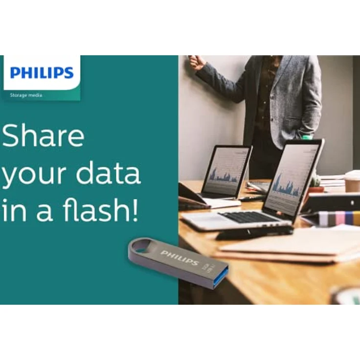 Philips USB Flash Drive Moon Edition 32 GB, USB3.1, Aluminium – Bild 9