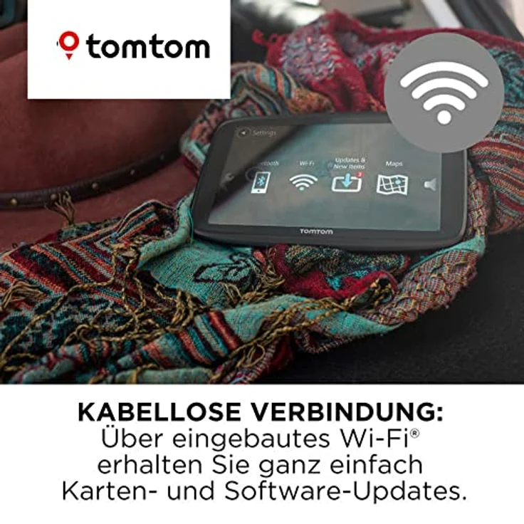 TomTom GO Essential, 6 Zoll Navigationsgerät mit TomTom Traffic, Lebenslangen Karten-Updates Europa, Freisprechen und Wi-Fi Updates – Bild 4