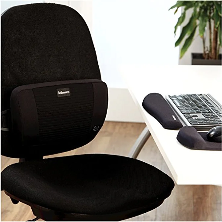 Fellowes 9252103 PlushTouch Tastatur-Handgelenkauflage schwarz - Preisvergleich – Bild 3