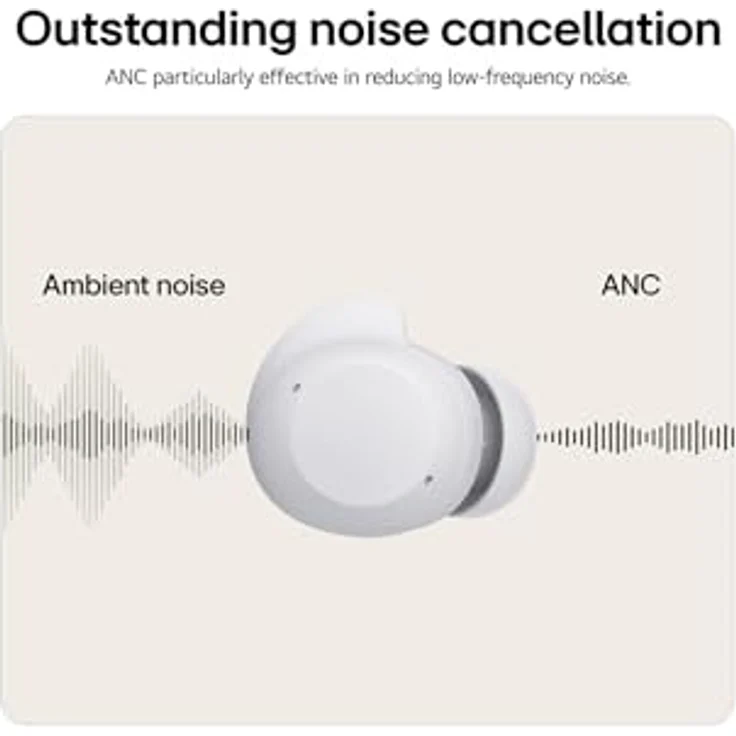 LG xboom Buds Plus, Wireless In-Ear-Kopfhörer mit Active Noise Cancelling, Freisprechfunktion, UV-Reinigung, Schwarz – Bild 4