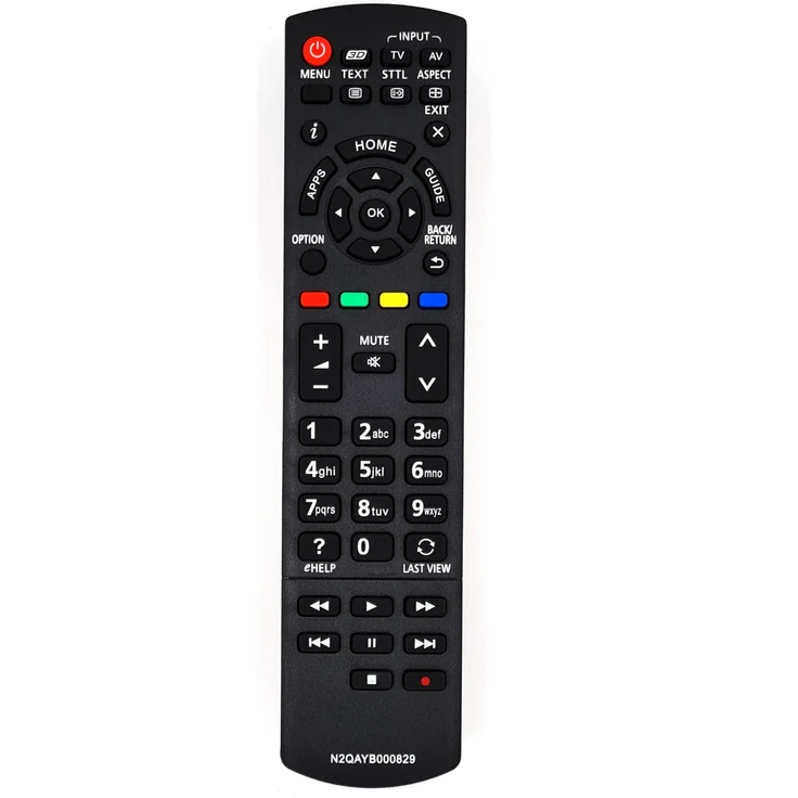 Alltro Ersatz Fernbedienung für Panasonic TV TX-LR55DT60 | TX-LR55ET60, Reichweite 10 m, AAA-Batterie, kompakt, 68 g