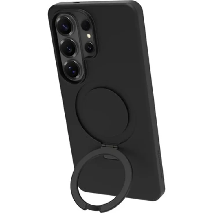 dbramante1928 Iceland Ultra, Handyhülle für Samsung Galaxy S26 Ultra, Schwarz mit Magnet Kickstand und D3O Kunststoff