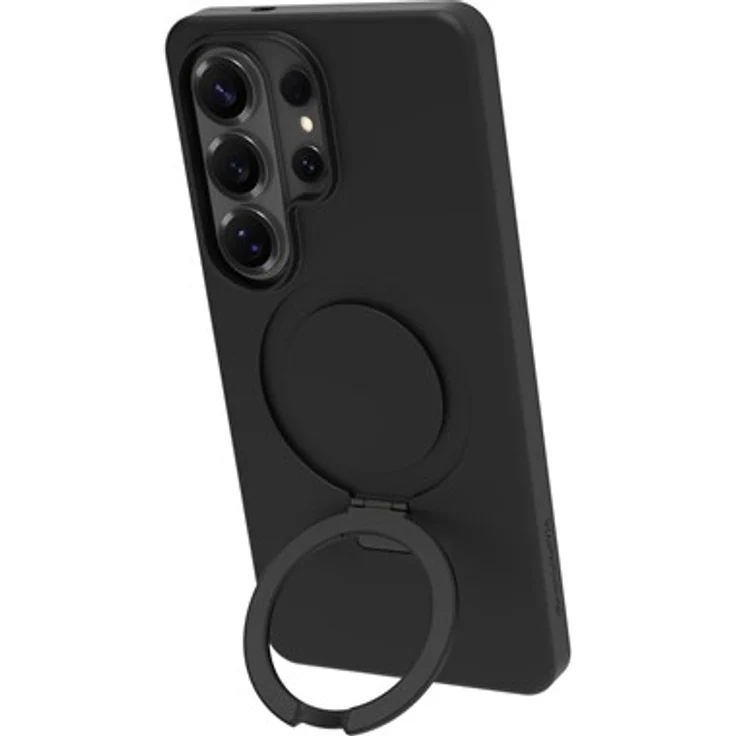 dbramante1928 Iceland Ultra, Handyhülle für Samsung Galaxy S26 Ultra, Schwarz mit Magnet Kickstand und D3O Kunststoff
