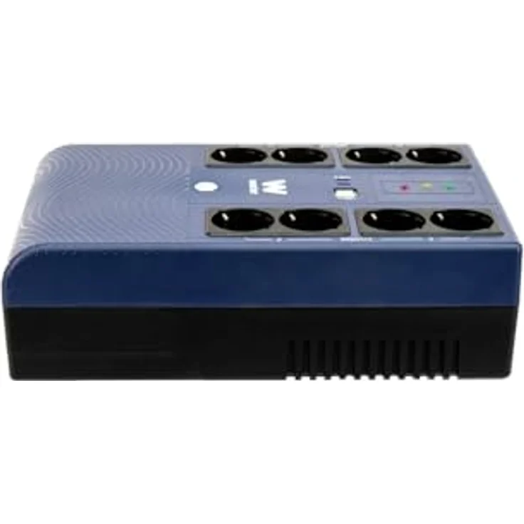 Woxter Base Multiuso UV, Line-Interaktive USV mit 720W Leistung, 8 Schuko-Steckdosen und 4 USB-Ladeanschlüssen, blau – Bild 7