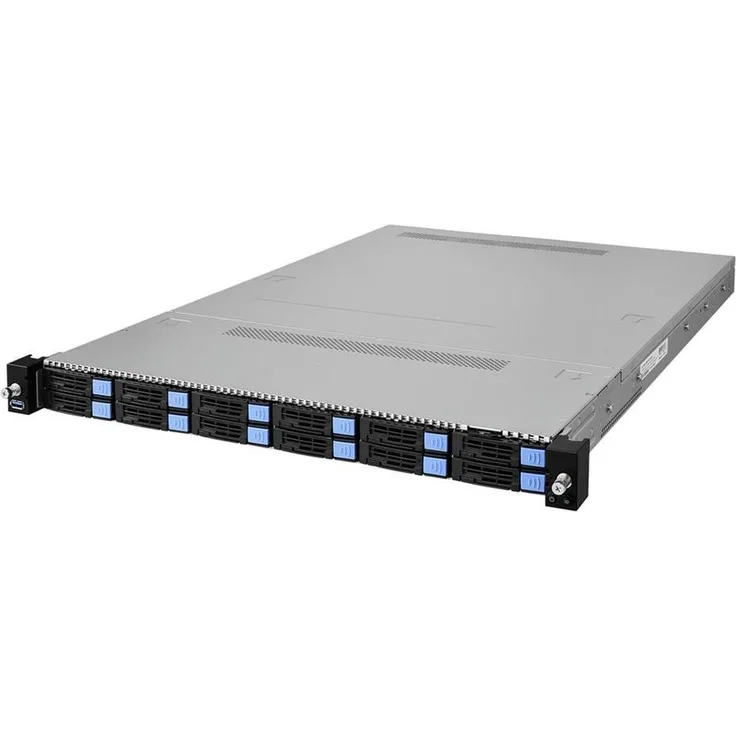 Mitac B8056G68CE12HR-2T-TU, Rack Server mit NVMe-Support, Hot-Swap-fähigen 2,5-Zoll-Schächten und 1GbE/10GbE Netzwerkanschlüssen