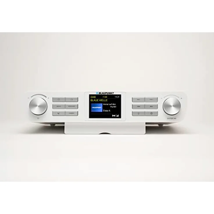 Blaupunkt KRD 100, Bluetooth Küchenradio mit DAB+, Unterbau Radio, DAB Plus, UKW, Multidisplay, Digitalradio mit Uhr, LED Licht, 2 Back Timer, Werkstatt Unterschrank Radio, Weiß – Bild 2