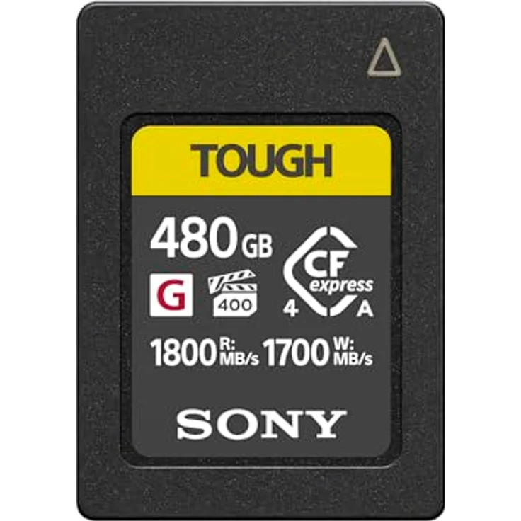 Sony Tough CFexpress Karte Typ A G, 480 GB, 1800 MB/s lesen, 1700 MB/s schreiben, ultra-hohe Geschwindigkeit für Videoaufnahmen und effizienten Workflow – Bild 2