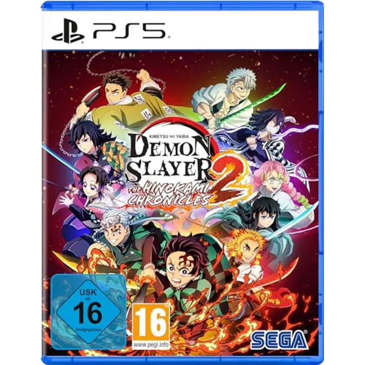 SEGA Demon Slayer -Kimetsu no Yaiba- The Hinokami Chronicles 2 - PS5 Spiel mit Einzelspieler- und Versusmodus, inkl. Charakter DLCs – Bild 1